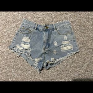 shein jean shorts